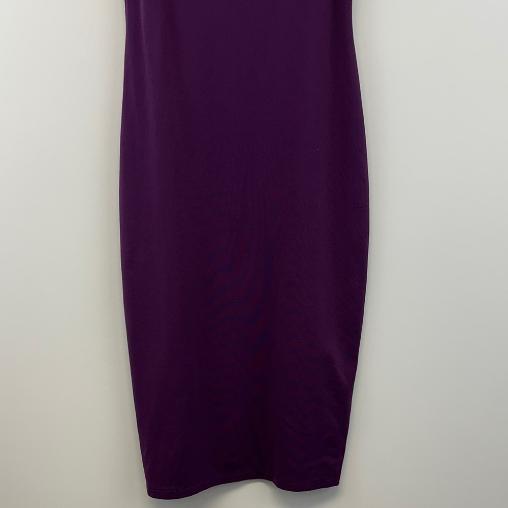 Babaton Aritzia Contour Cami Midi Dress Purple Bodycon Minimal Slip Dress S - Picture 8 of 12